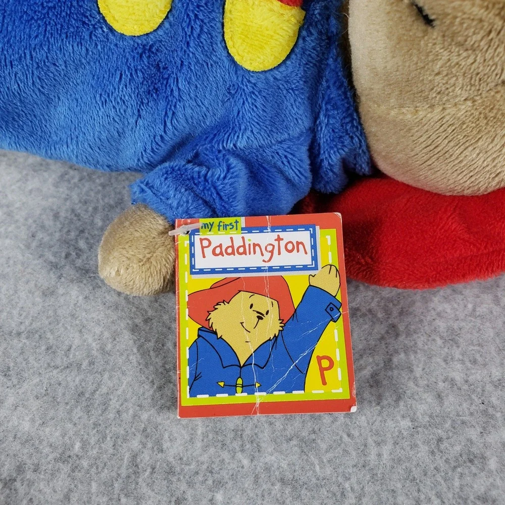 My First Paddington Bear Plush Toy Blue‎ Coat Red Hat Book 2015 Rainbow Designs